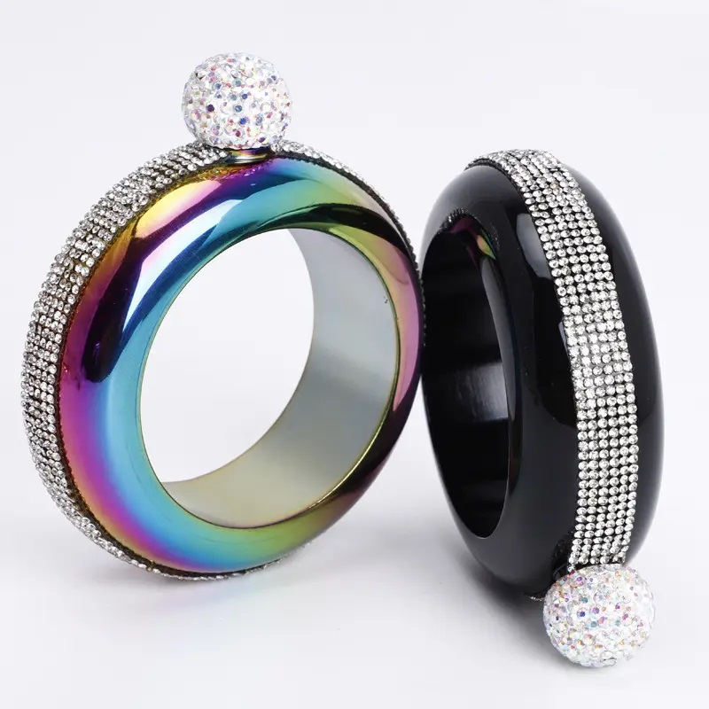 3.5OZ Bracelet Shape Hip Flask