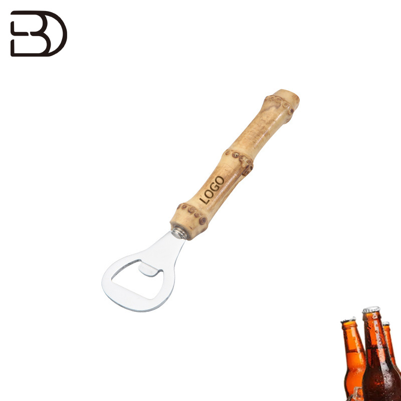 KPQPJDC01-L Vintage Bamboo Bottle Opener