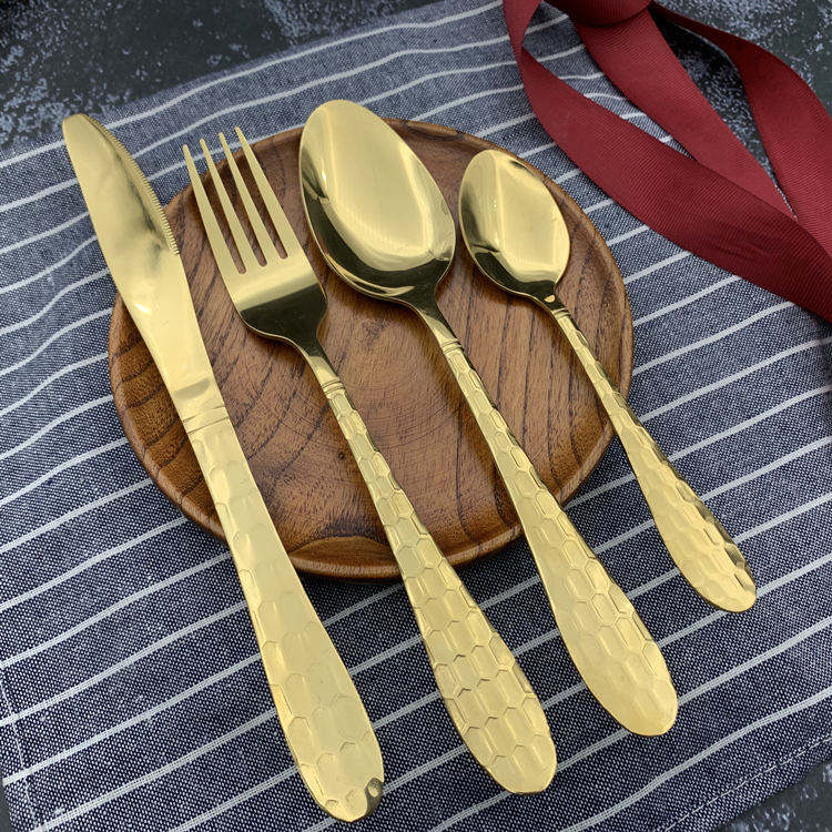 CJBS72 Gold Flatware